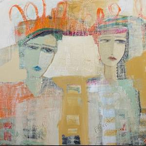 Connection by Janet Little Art
