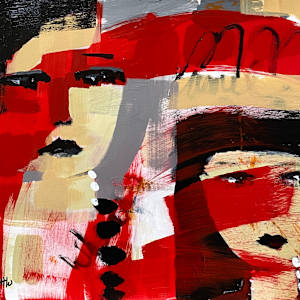 The Moment They Walked In by Janet Little Art