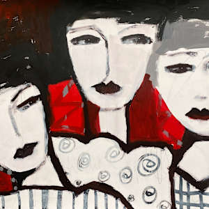 We're Finding It Hard To Understand by Janet Little Art