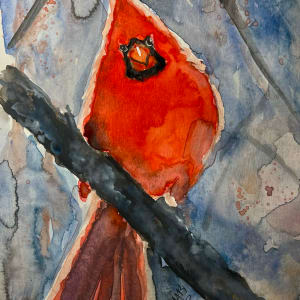 Happy Cardinal by Eileen Backman