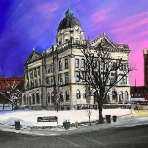 Winter Morning on the Square by Eileen Backman