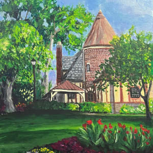 Summer Evening at Ewing Manor by Eileen Backman
