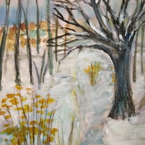 Ghost Tree by the path