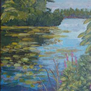 Mud Lake from the rock by Rhondda MacKay