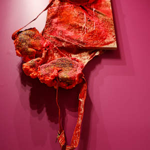 Pulpa Mordida, Carne Fecunda (fresh chewed pulp flesh) by Coralina Rodriguez Meyer 