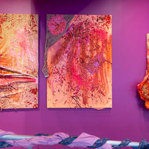 Grifa Negra y Vibras Trenzadas diptych by Coralina Rodriguez Meyer 