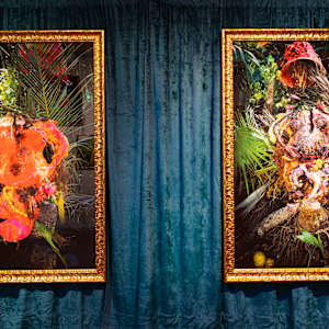Valle Sagrada (Pachamama de la Ciguapa), Apariciones Virgen Gruta series by Coralina Rodriguez Meyer 