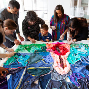 Arpillera Americanx * Cunt Quilt (Home) Stitch n Bitch by Coralina Rodriguez Meyer