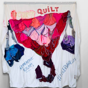 Arpillera Americanx * Cunt Quilt (Choice) by Coralina Rodriguez Meyer 