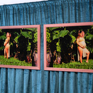 Platano Futilidad y Fertilidad (Catherina de Liberty City) diptych by Coralina Rodriguez Meyer 