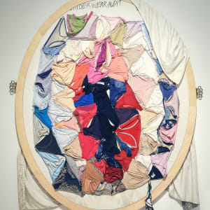 Arpillera Americanx * Cunt Quilt (Inaugural) by Coralina Rodriguez Meyer  Image: Installation at Bronx Museum 10.01.2017