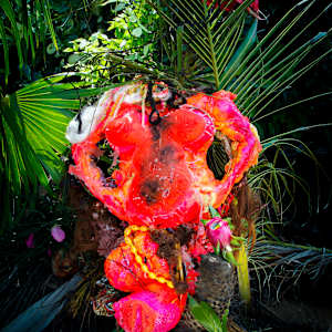Valle Sagrada (Pachamama de la Ciguapa), Apariciones Virgen Gruta series by Coralina Rodriguez Meyer