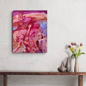 Magenta Landscape by PHILIP HARTIGAN 