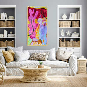 Magenta Saguaro by PHILIP HARTIGAN 