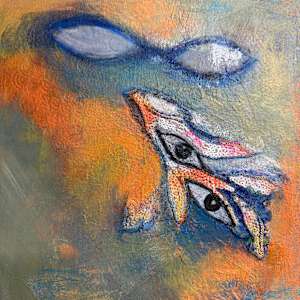 Veil between the worlds by Dr. Vasundhara (Vasu) Tolia, Image 1.