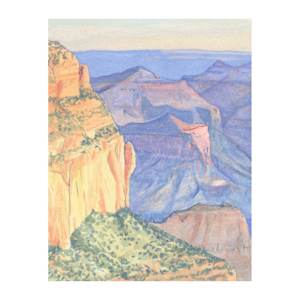 Morning on the rim, dawn in the canyon (Grand Canyon) by MaryEllen Hackett, Image 1.