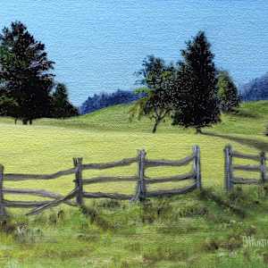 Shenandoah Countryside [Price includes standard frame] by Barbara Hunter Fine Art