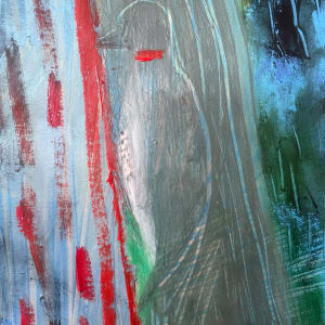 Rio Grande / Red Tree by Barbara Mayfield  Image: Close-up of the red tree & Flicker.