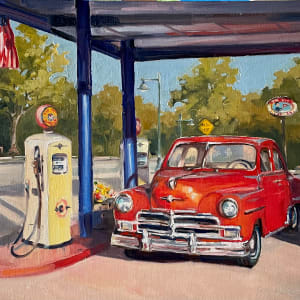 1950 Plymouth Supreme  Deluxe by Janis Casco Blayer Fine Art