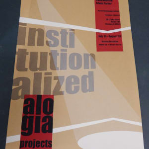 Institutionalized Exhibition Poster by G. B.