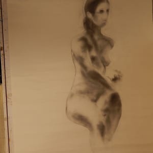 Untitled - Figure Drawing by Leon Lopez