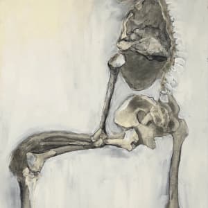 Untitled - Skeleton Figure by Alice Kricheli