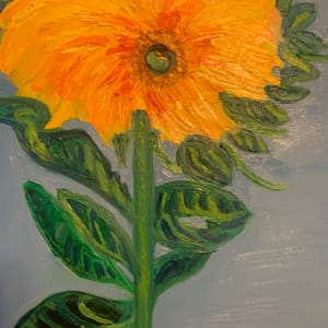 Springtime Flowers by Janet Borders  Image: Painted two matching paintings 20 “ x 20” painted woodland Flowers second this one was first. 