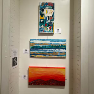 Reese Butter cup by Janet Borders  Image: Wall of two exhibition walls  one is east one is west inside the gallery. 