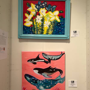 4 whales 🐳 of the Pacific Ocean by Janet Borders 