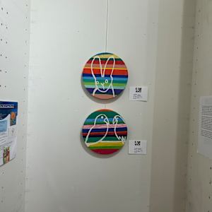 Striped bunny by Janet Borders, Image 2.