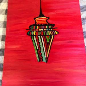 Space needle 1962 to 2025 - 62 years of Magic by Janet Borders 