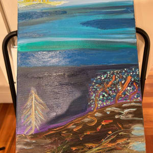 June mountain by Janet Borders  Image: June mountain series of mountain. Paintings 