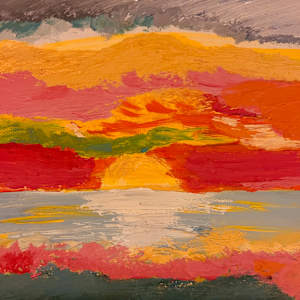 Sunset 🌅 Laguna by Janet Borders  Image: The innate need to create. It drives me ti practice art like practicing medicine. 