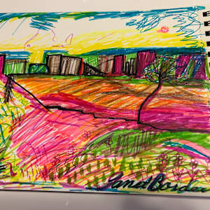 Durango Colorado by Janet Borders  Image: Sketchbook my drawing 
