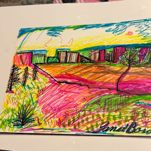 Durango Colorado by Janet Borders  Image: Drawing from 1-2-2025