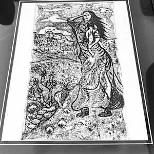 Billy Greenwood by Janet Borders  Image: Initially I printed this as an artist proof 
