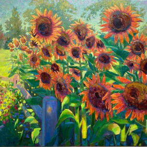 Sunflowers in the Morning by Janice Gay Maker
