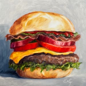 Bacon Cheeseburger by Eafrica Johnson