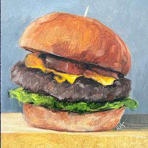 Zinnia Burger by Eafrica Johnson