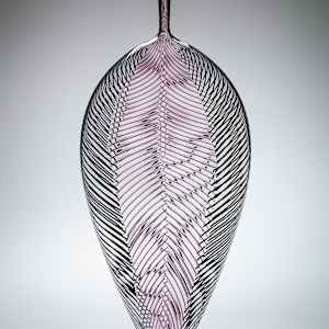 Ruby in Black Leaf by Dante Marioni