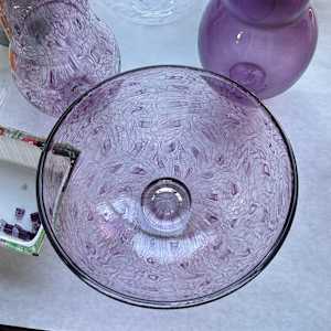 Murrini Purple Bowl by Jessie Oblon