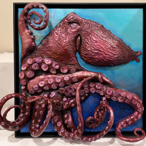 Red Octopus by Vivian Davis