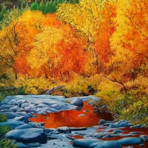 Creekside in Autum by Rick Seguso
