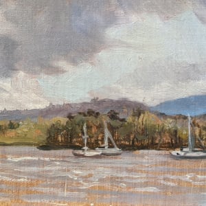 Windermere Sailboats by Rebecca King Hawkinson