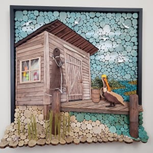 Low Tide At the Fishin Shack by John Hicks