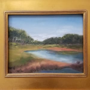 Chincoteague plein air by Cyndi Brown