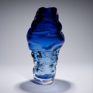 Blue Igneous Vase by Aric Snee