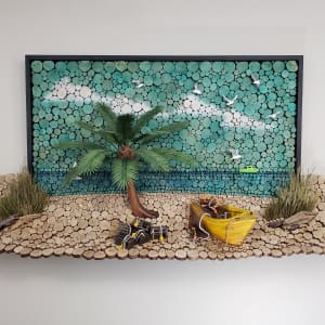 Tropical Beach by John Hicks