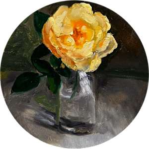 Single Yellow by Catherine Mills