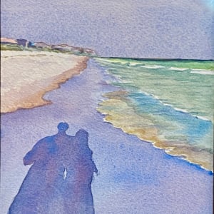 Beach Shadows 5x7 by Theresia McInnis 
